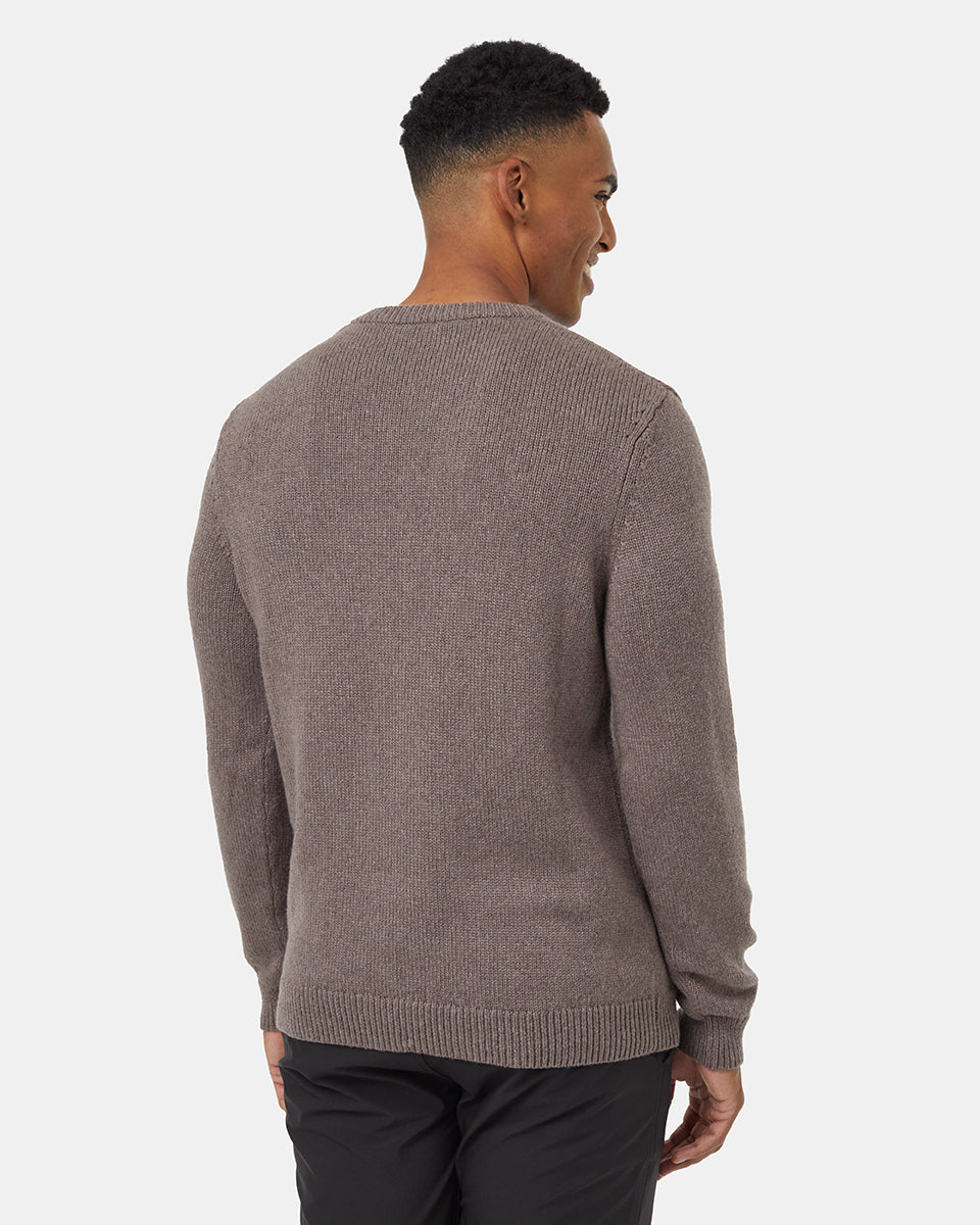 Placket Sweater in Elkwood