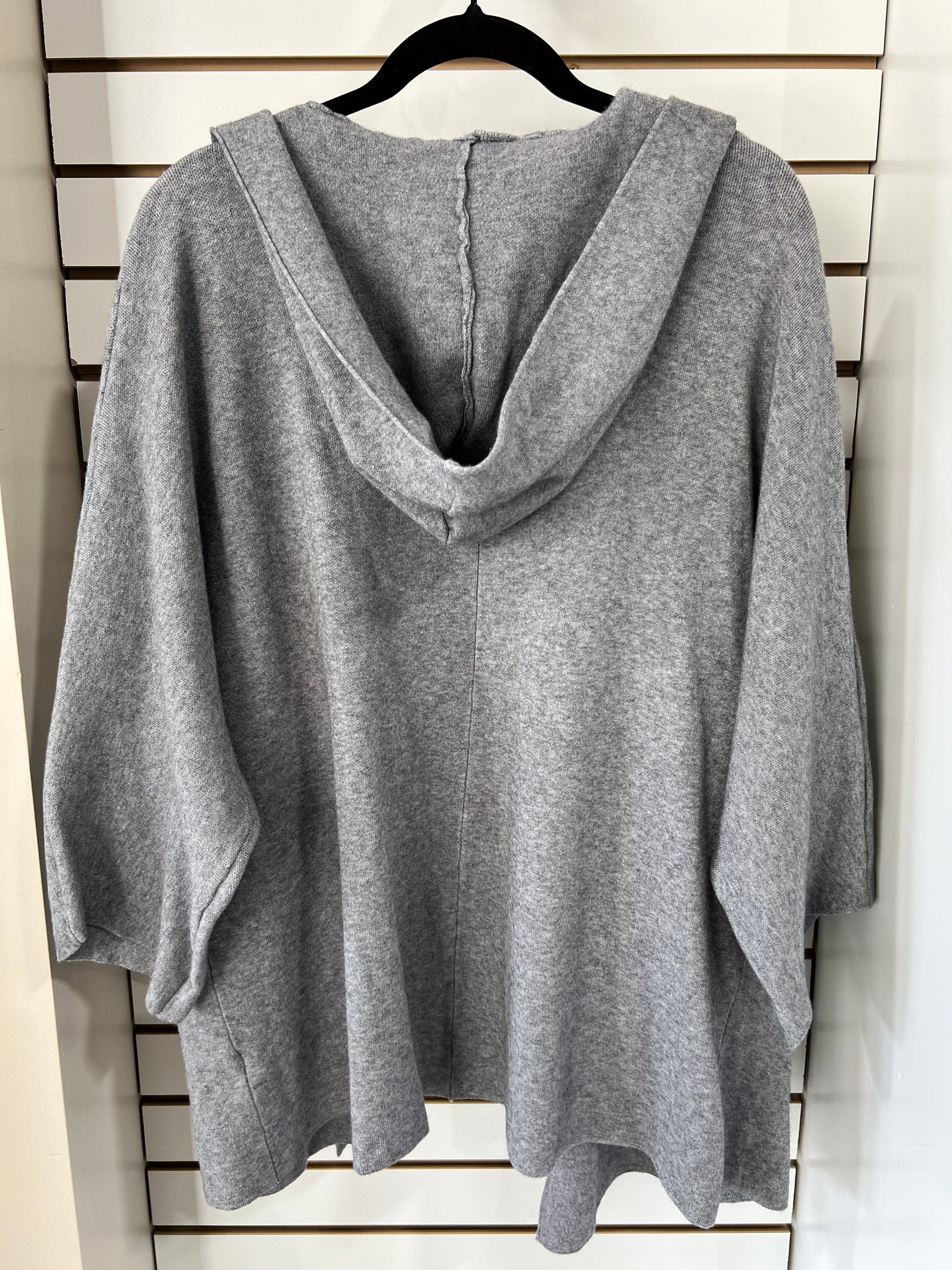 Tracy Hooded Cardi Coat in Grey