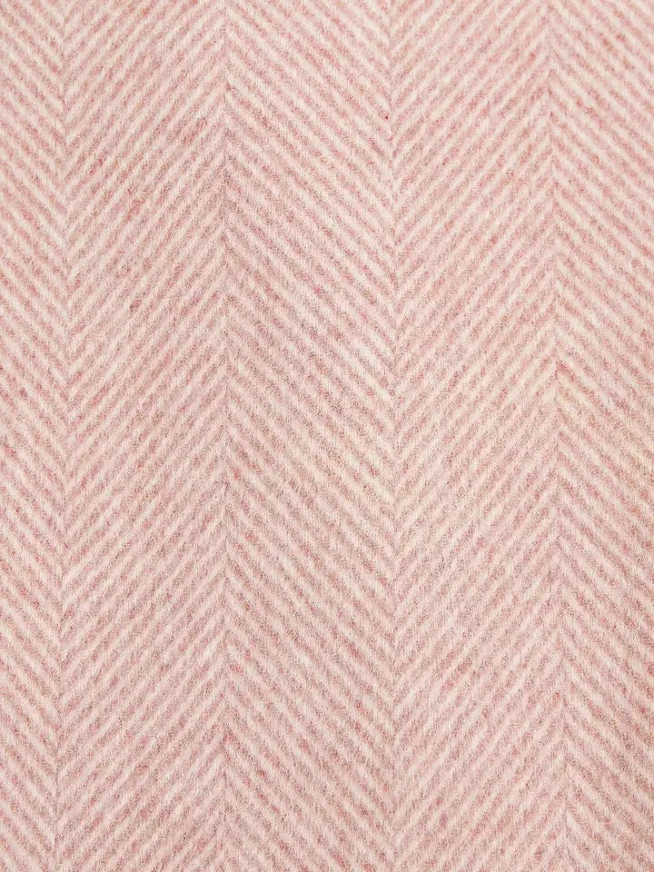 I'm Yours Wool Blend Peacoat - Blush Pink
