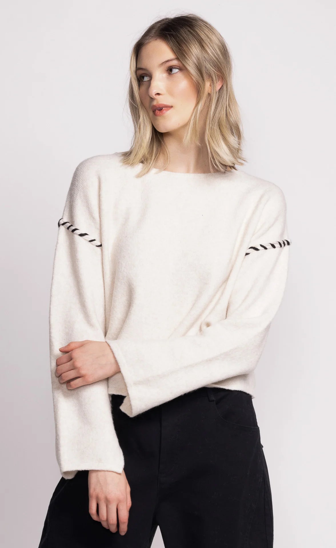 Joelle Sweater in Off White