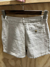 Jordan Linen Shorts in Oat