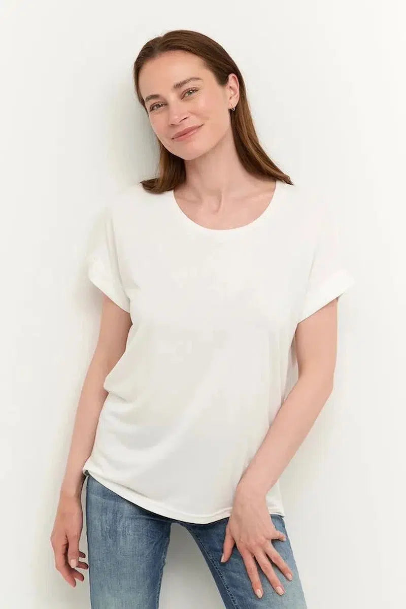 Kajsa T-Shirt in Gardenia White