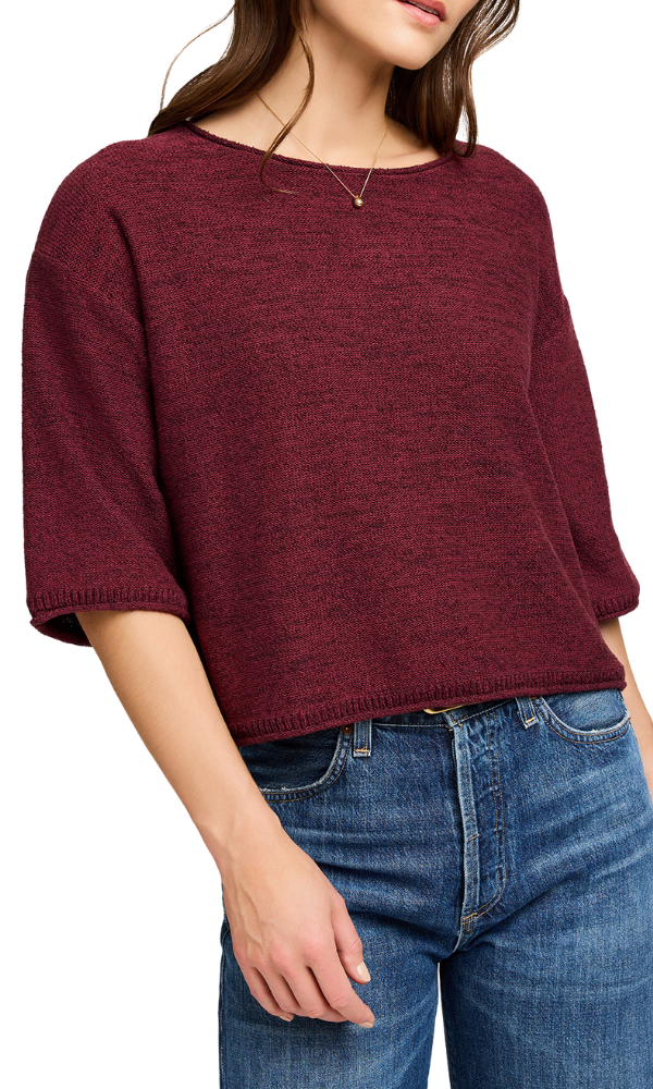 Kerrigan Slub Knit - Merlot