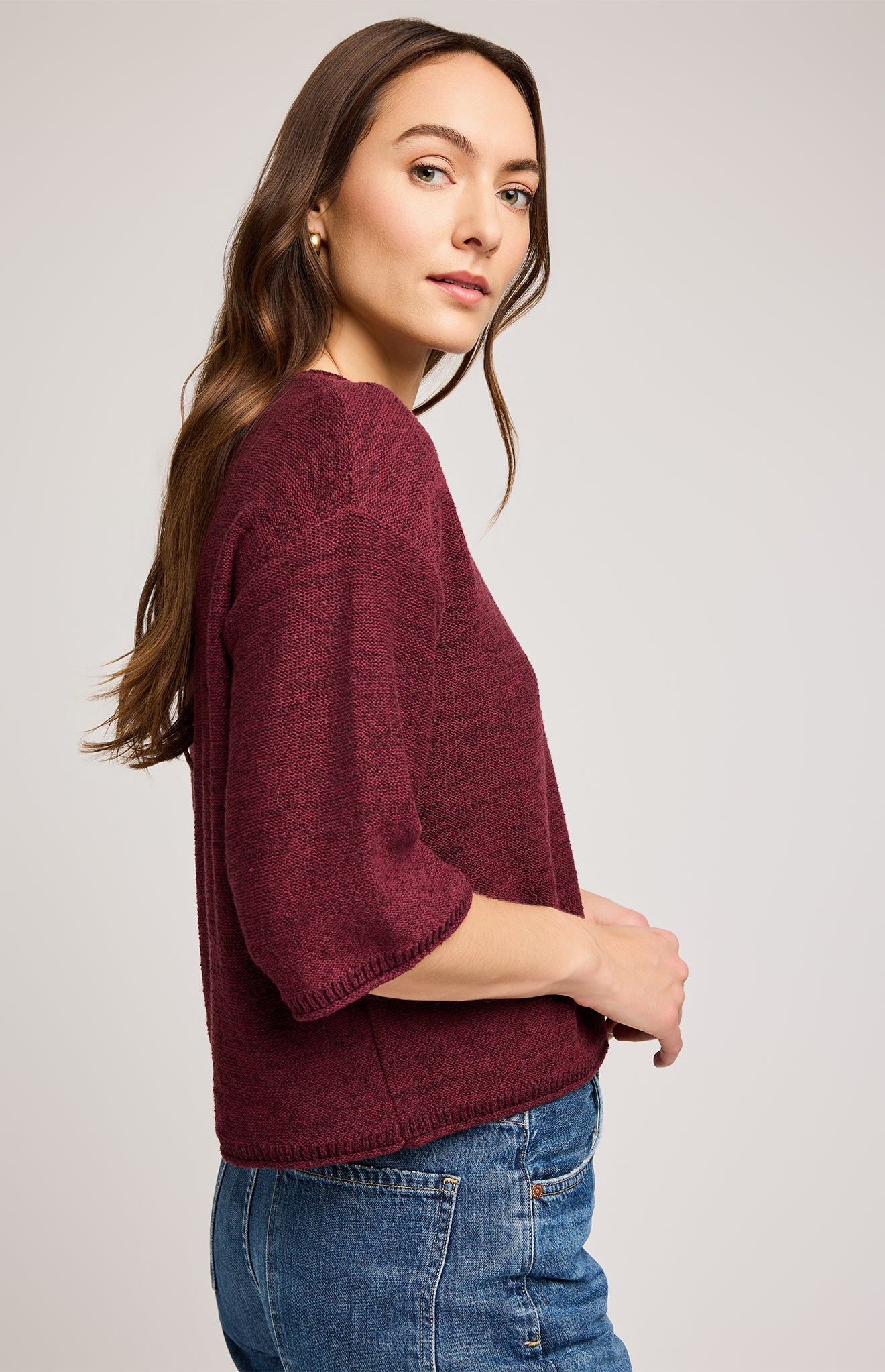 Kerrigan Slub Knit - Merlot