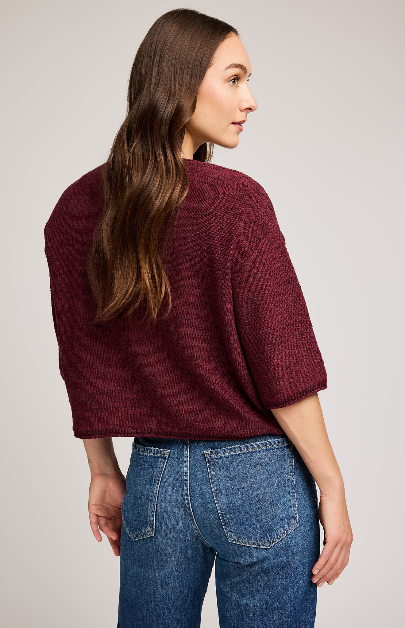 Kerrigan Slub Knit - Merlot