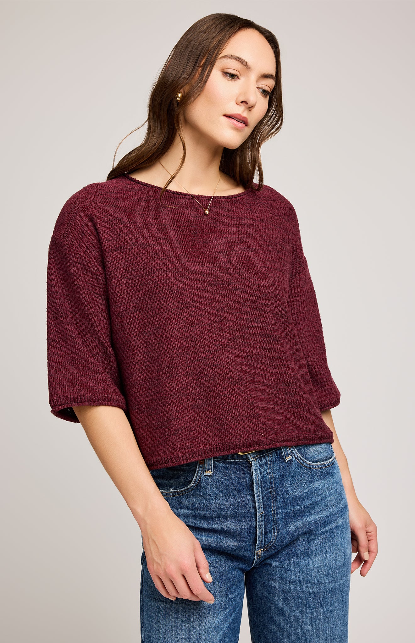 Kerrigan Slub Knit - Merlot
