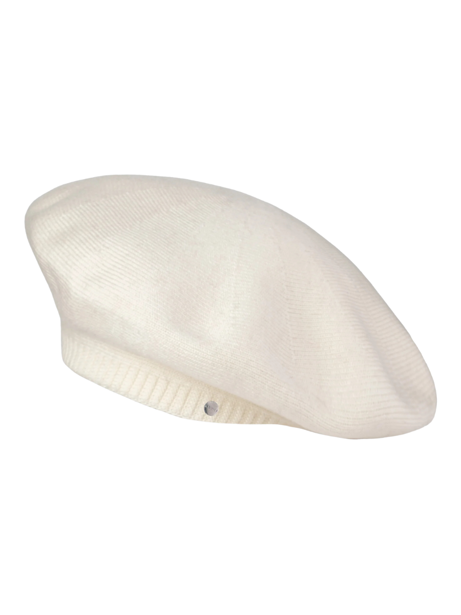 Knitted Beret- Cream