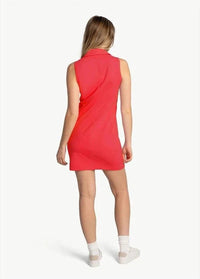 Step-Up Polo Dress in Cayenne