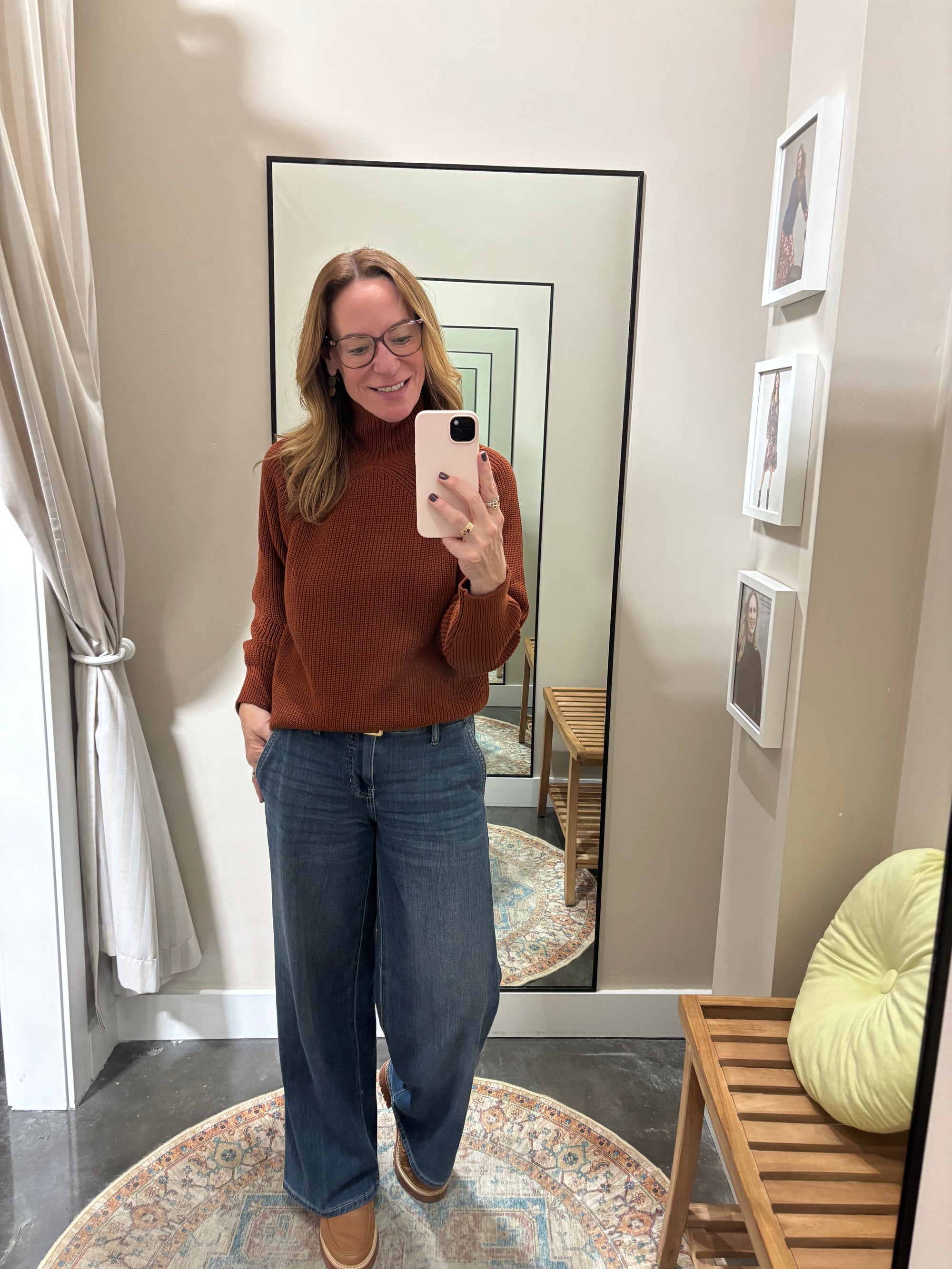 Lauren Sweater- Brick Red