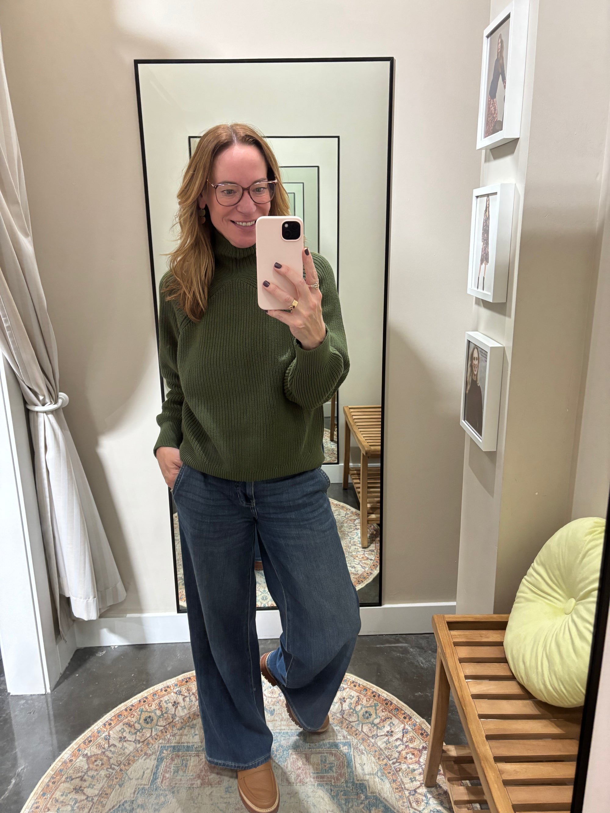 Lauren Sweater- Forest Green