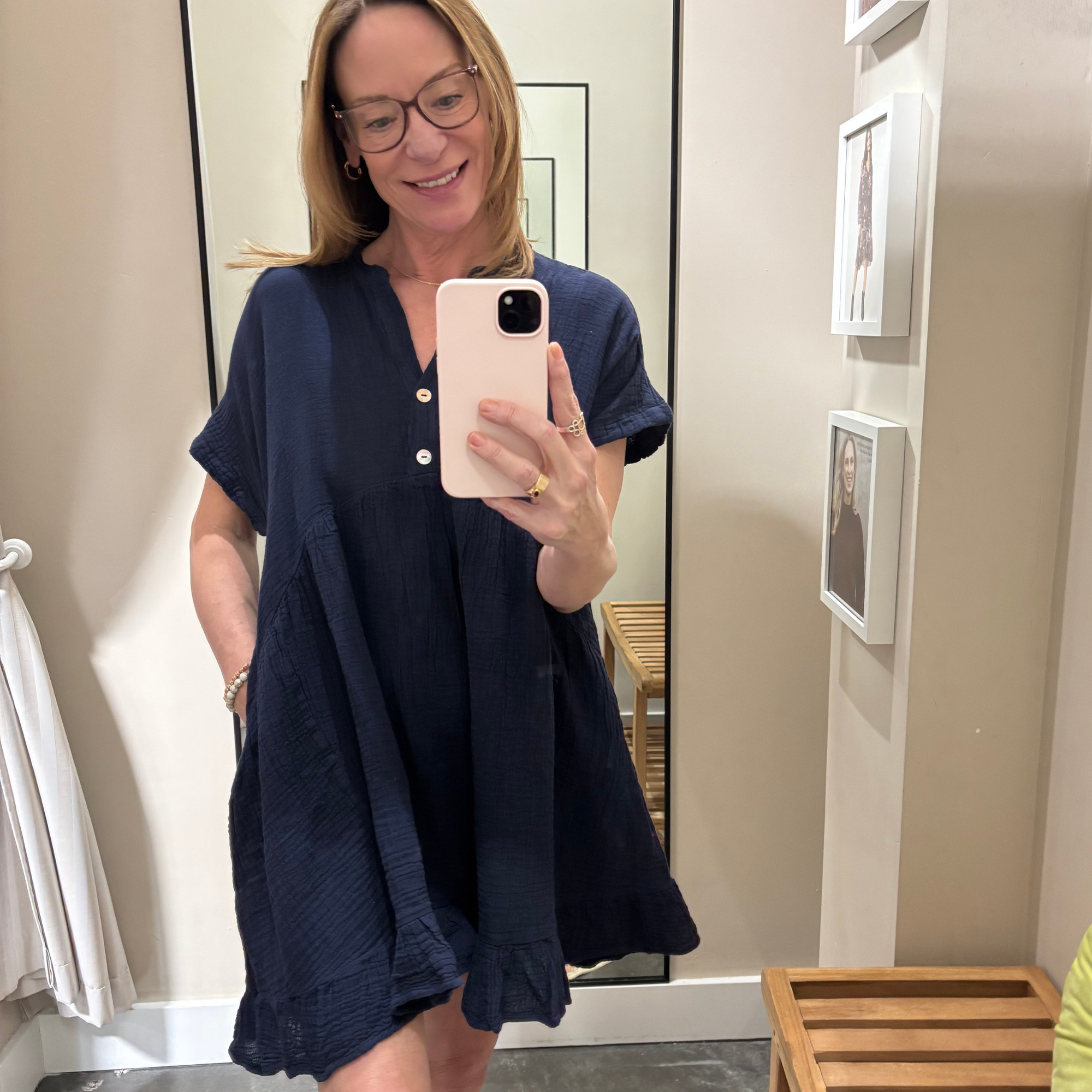 Lauren Dress - Navy