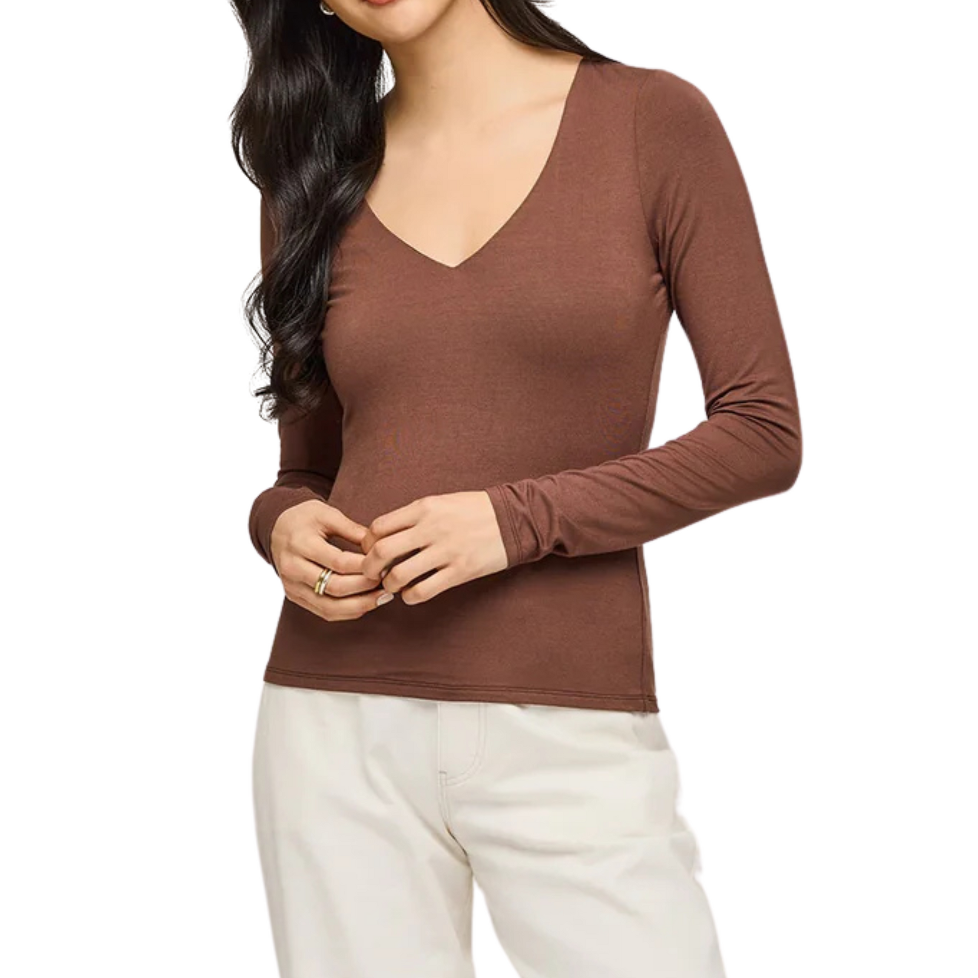 Linette LS in Brunette