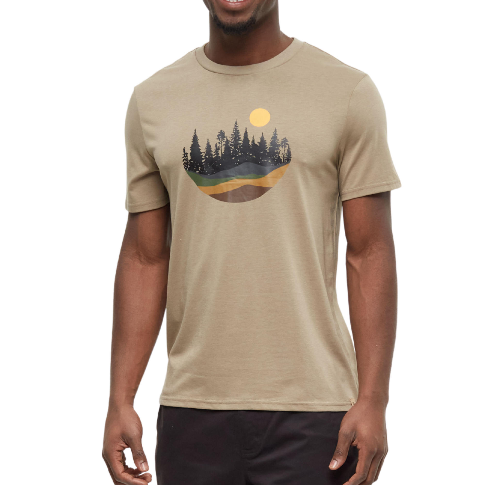 Tentree Love Flourishes T-Shirt - Khaki