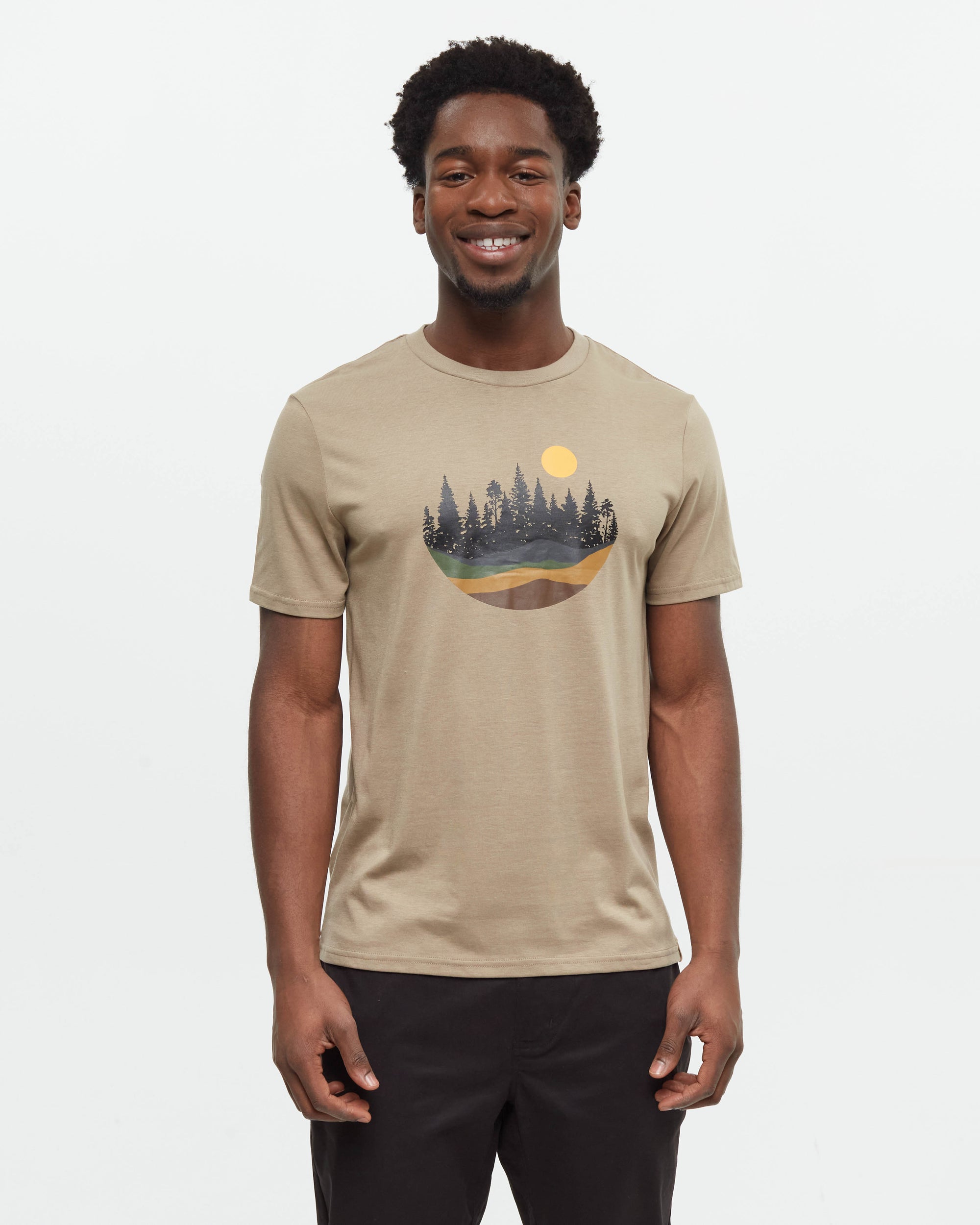 Tentree Love Flourishes T-Shirt - Khaki