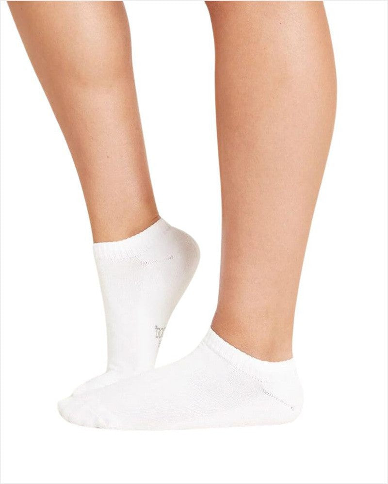 Low Cut Cushion Sneaker Sock by Boody in White