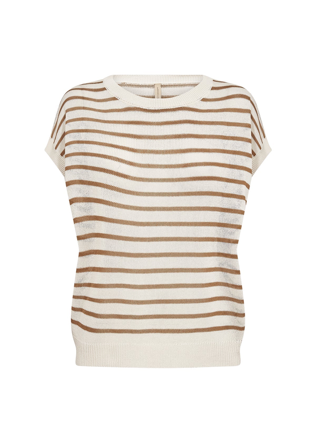 Luanna Linen Blend Knit - Toffee/Beige