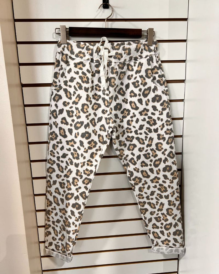 Leopard Stretchy Joggers