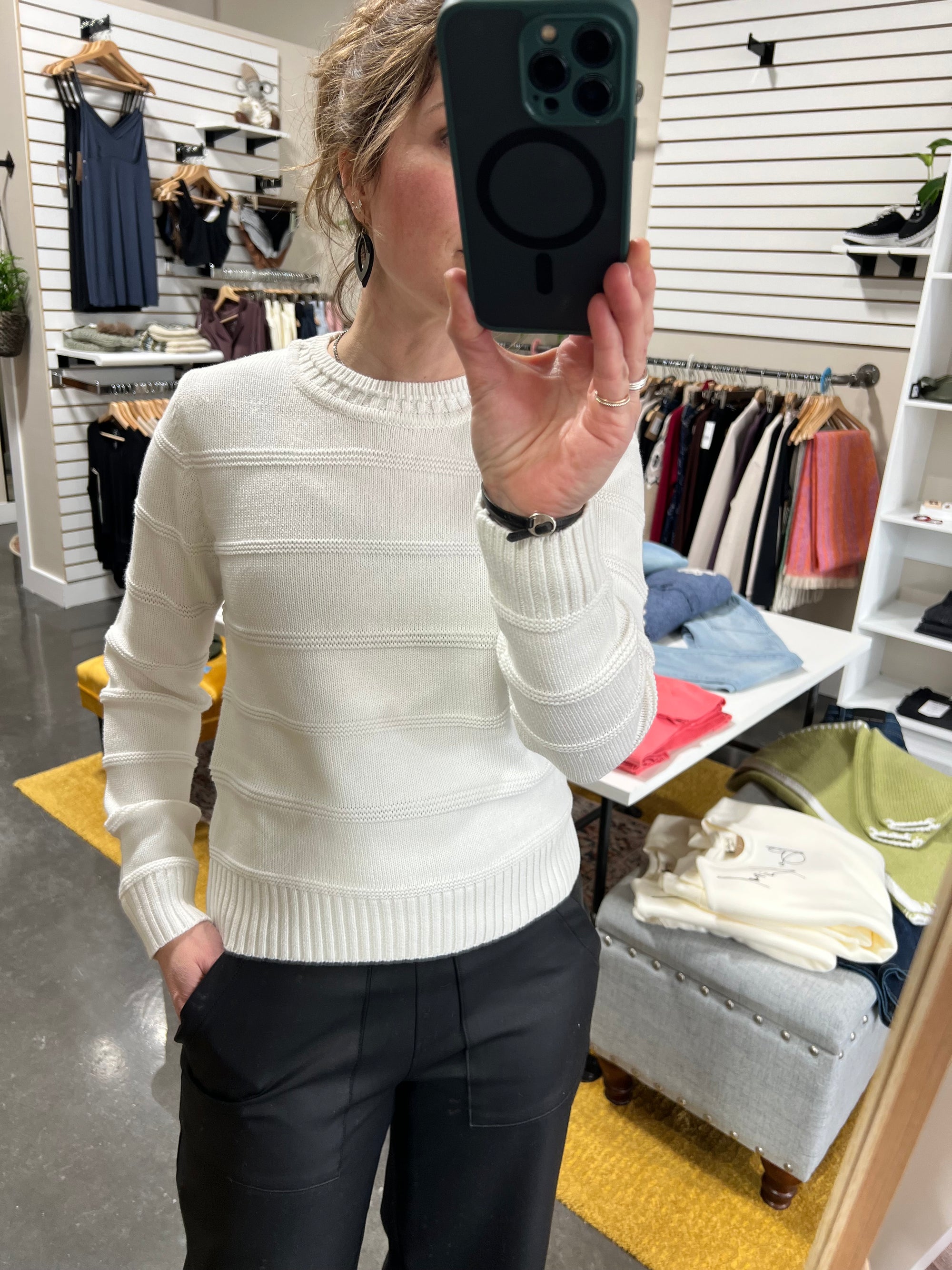 Maeve Sweater in Chalk