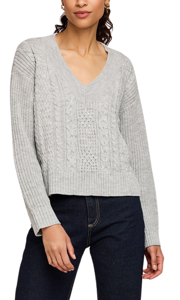 Marcie Pullover - Heather Ash