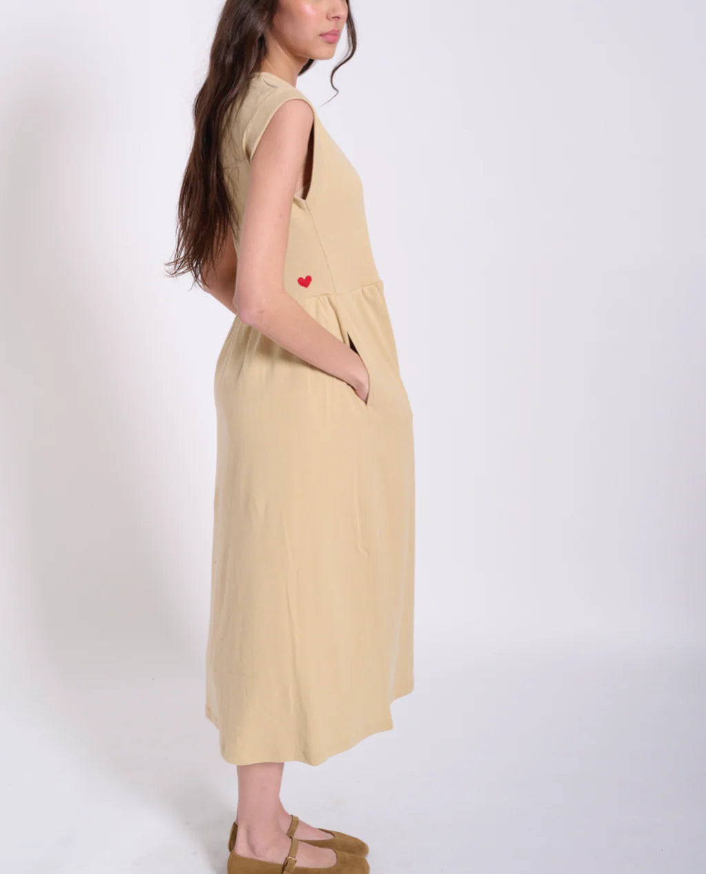Maya Midi Dress - Hemp