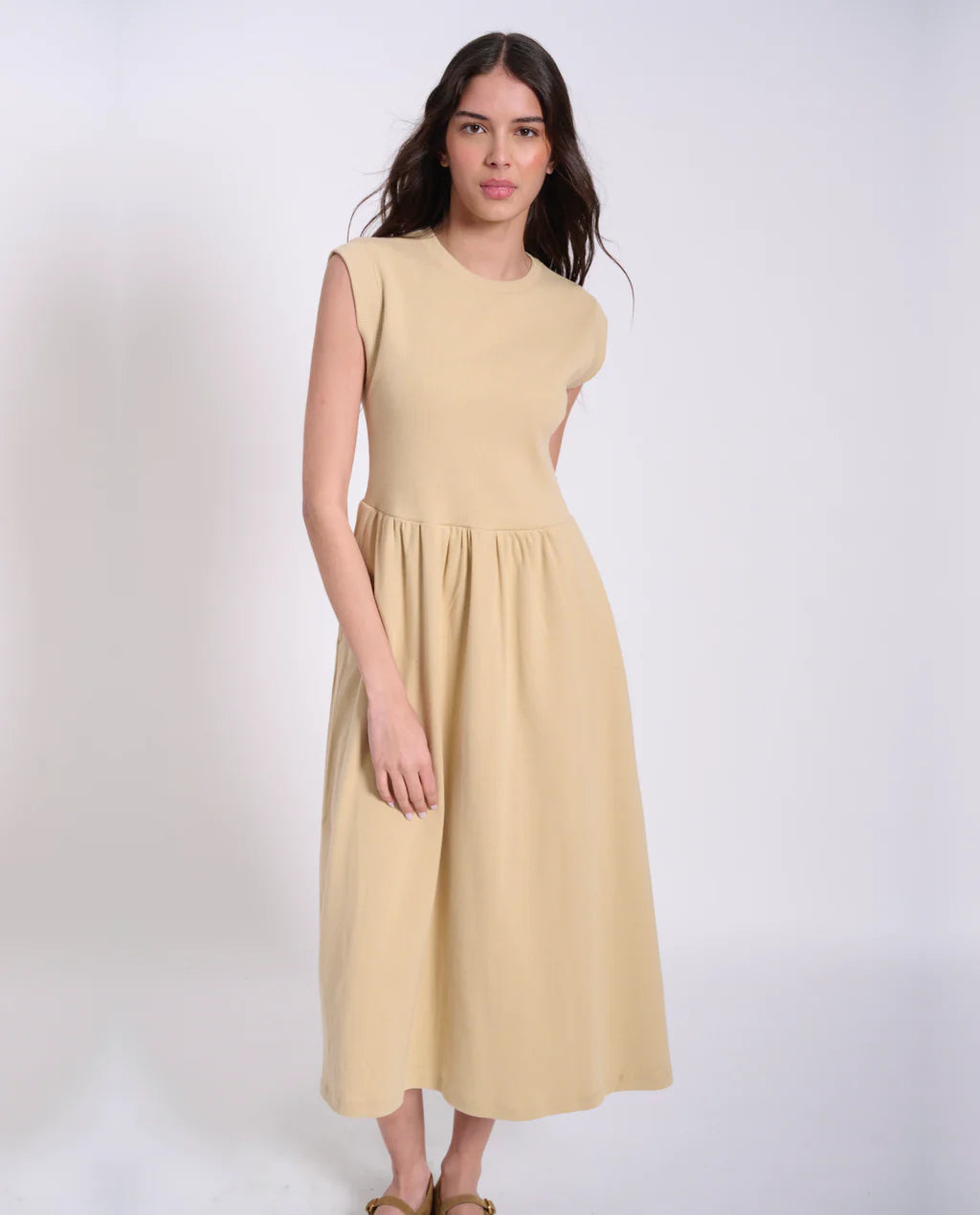Maya Midi Dress - Hemp