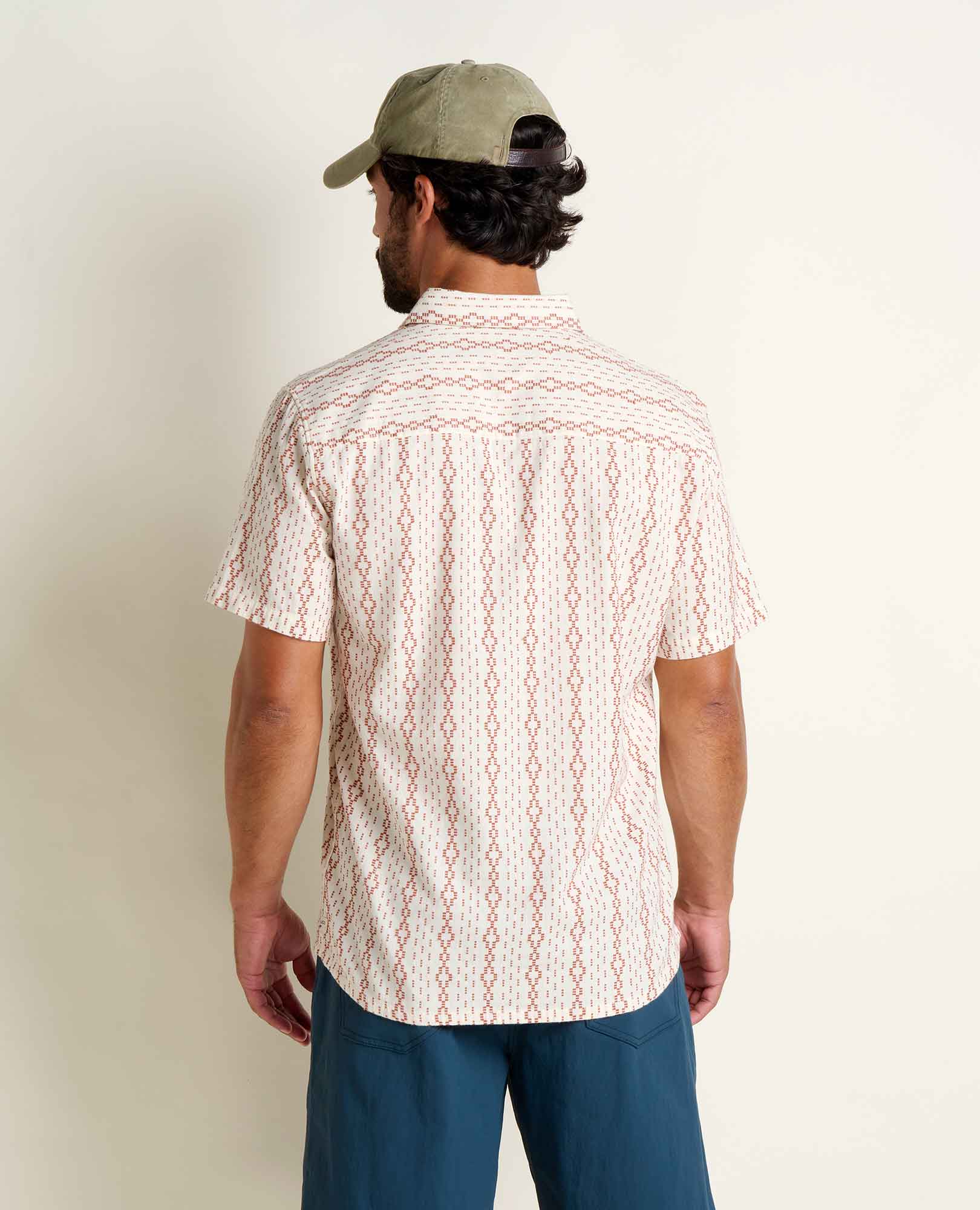 Men's Treescape 100% Cotton Shirt- Salt