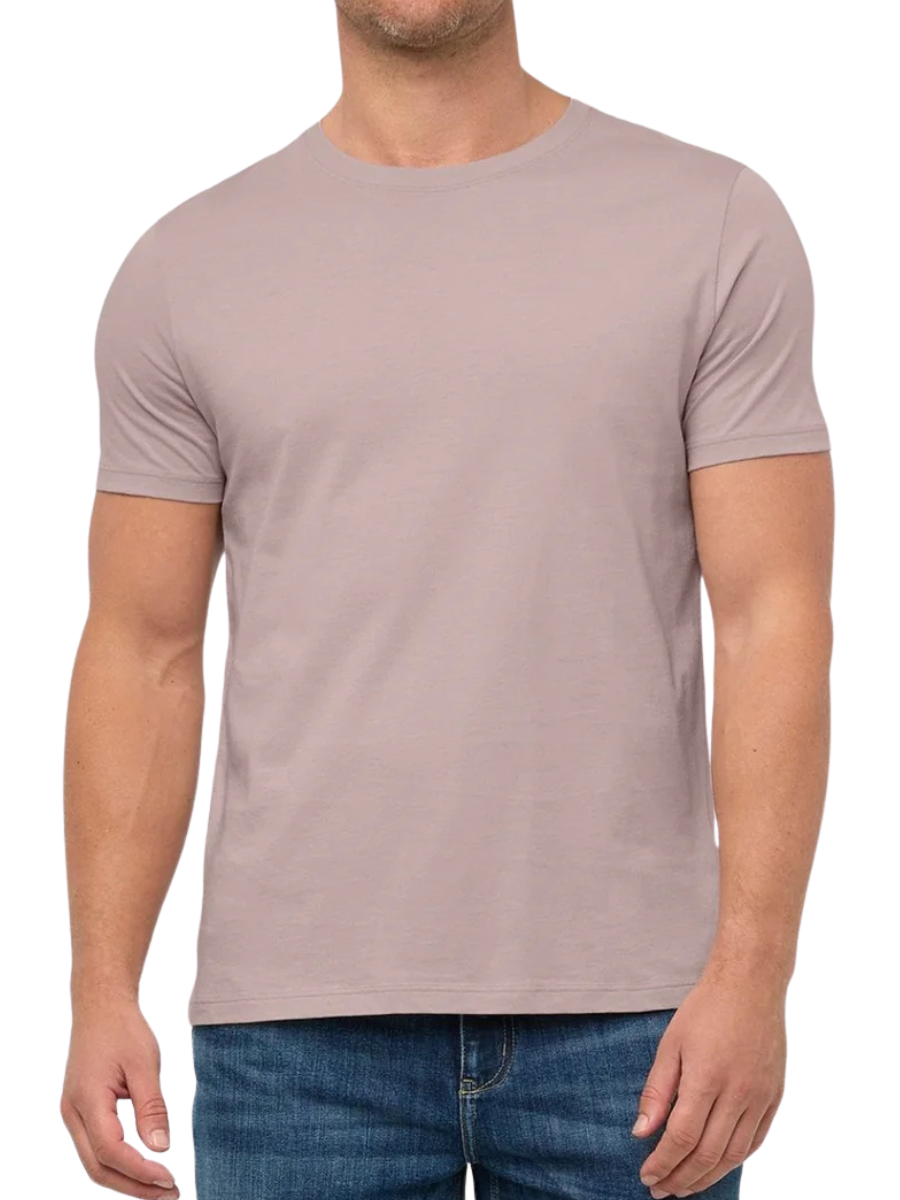 Men's 100% Pima Cotton Tee - Mauve