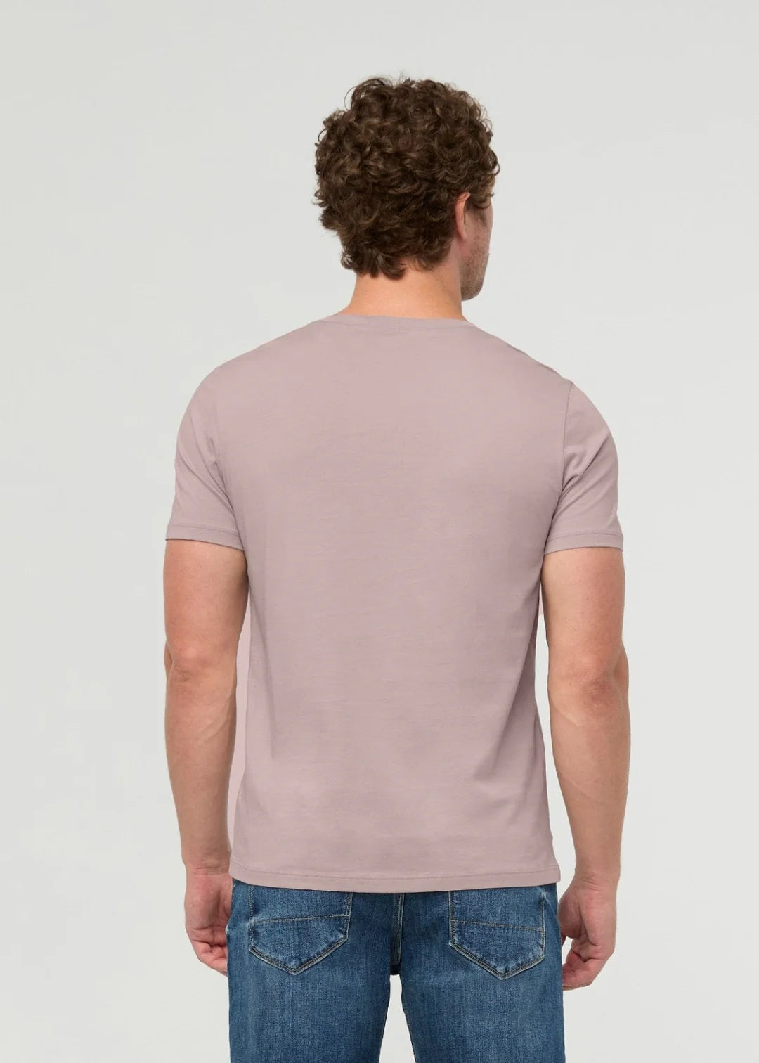 Men's 100% Pima Cotton Tee - Mauve