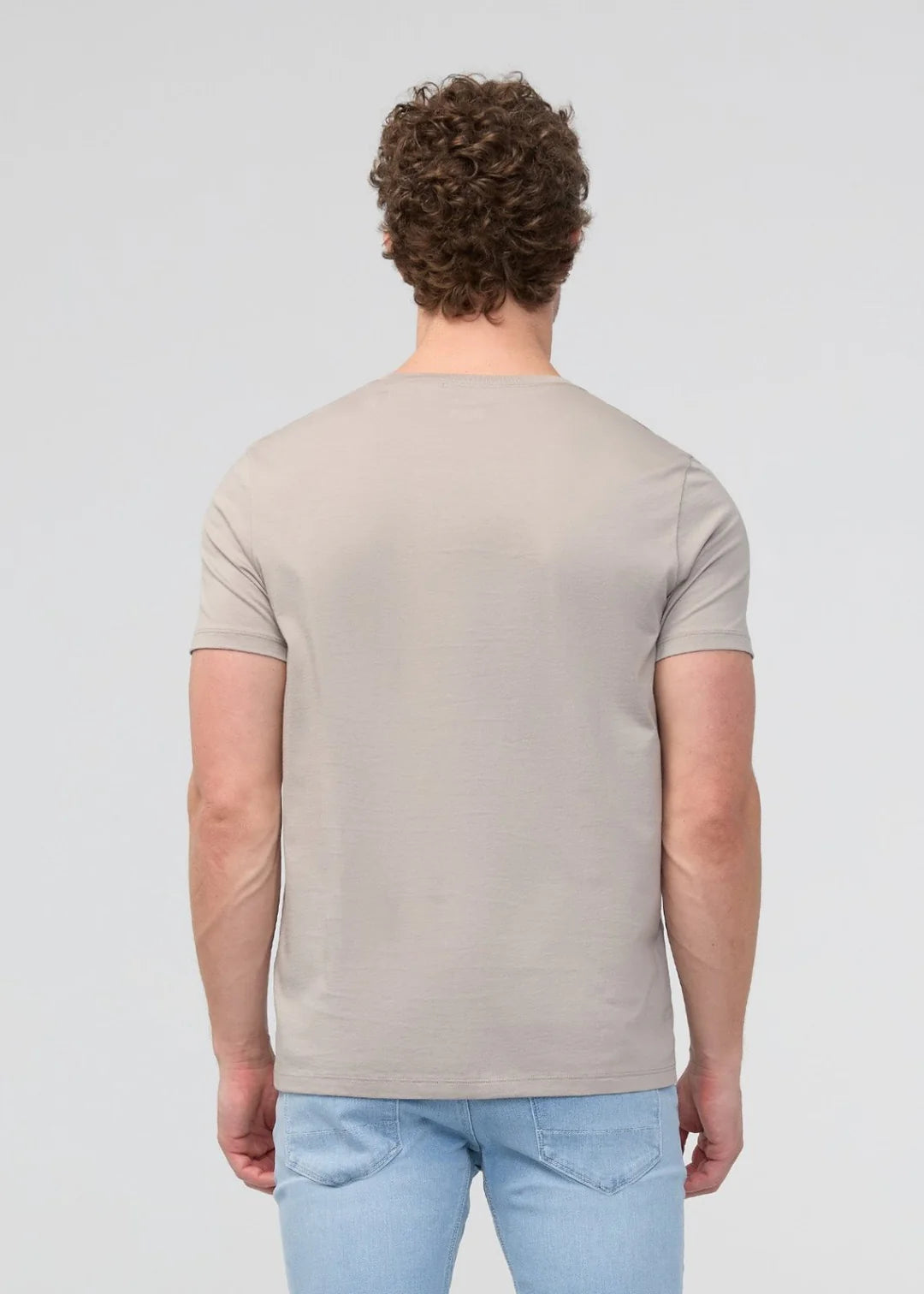 Men's 100% Pima Cotton Tee - Stone