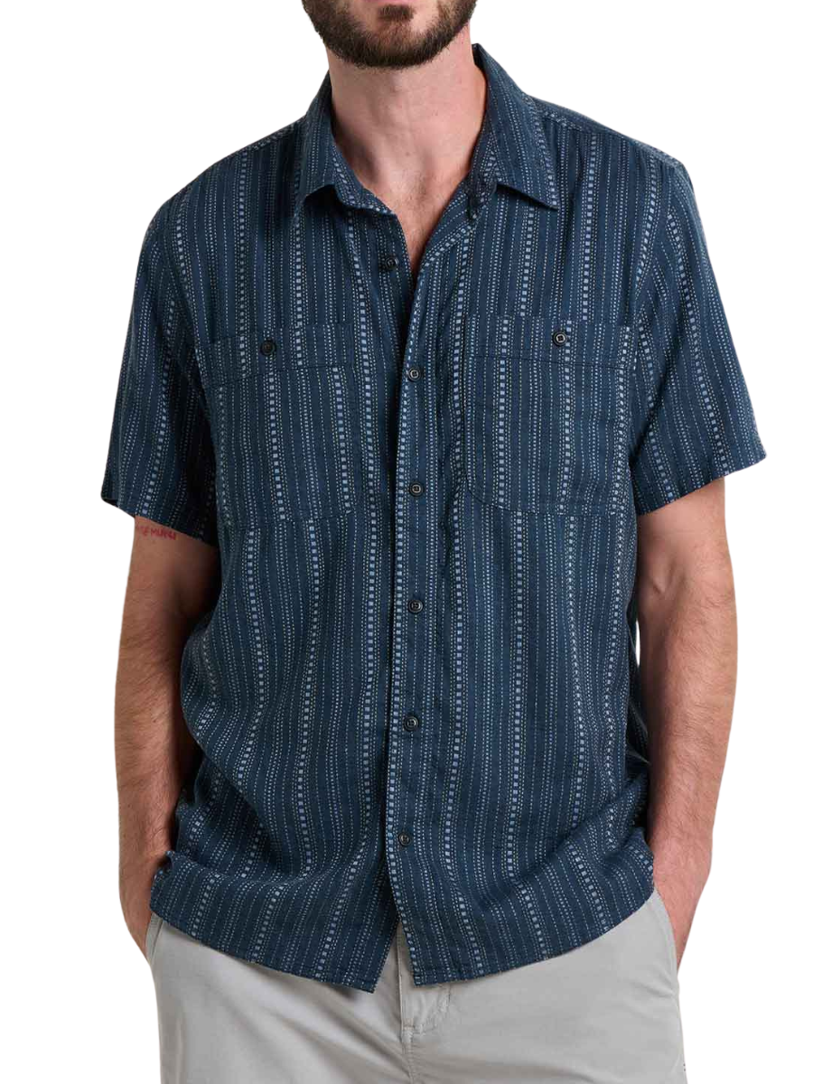 Men's Taj Hemp Shirt- Midnight