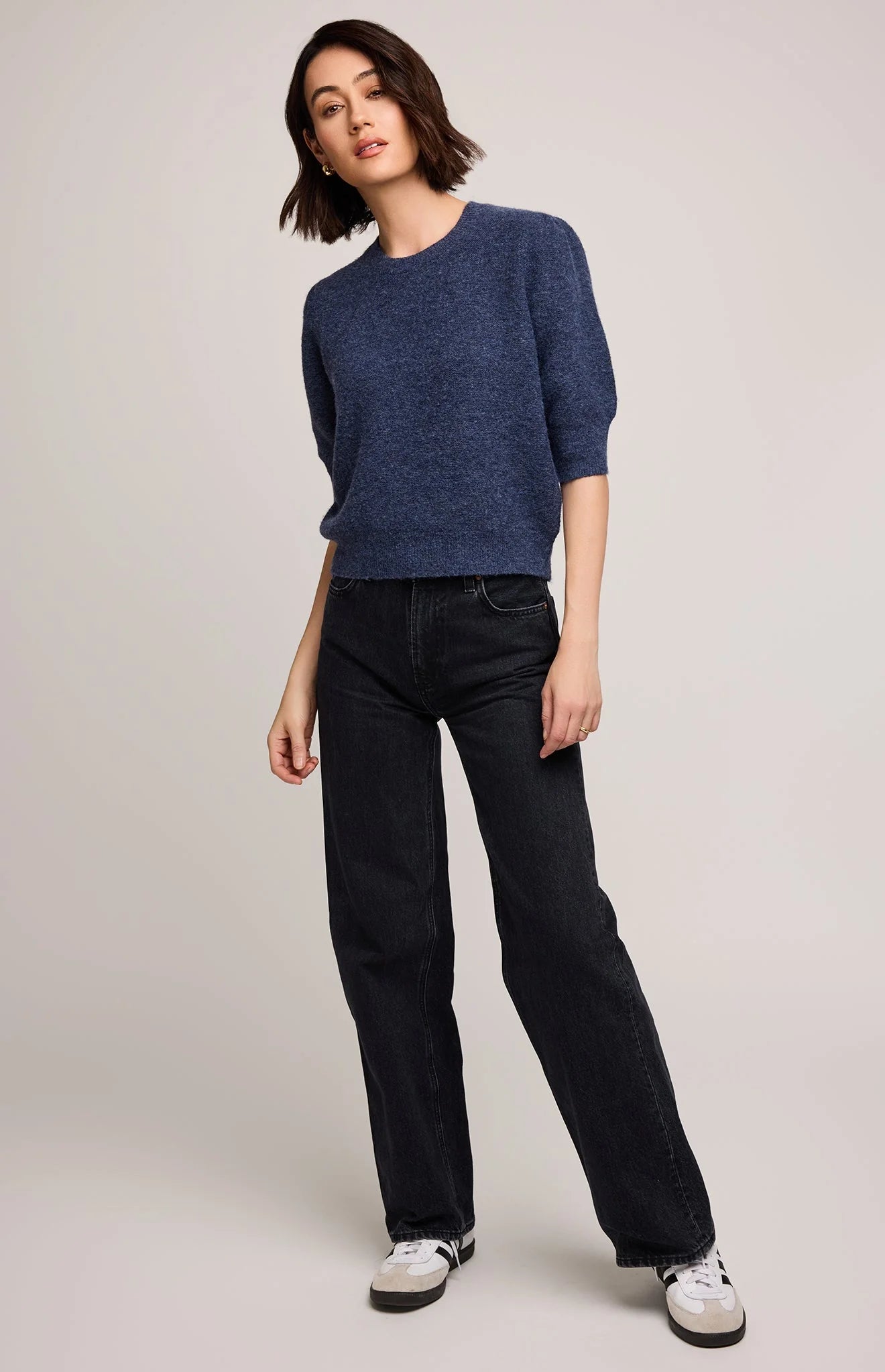 Marisol Knit - Heather Blue