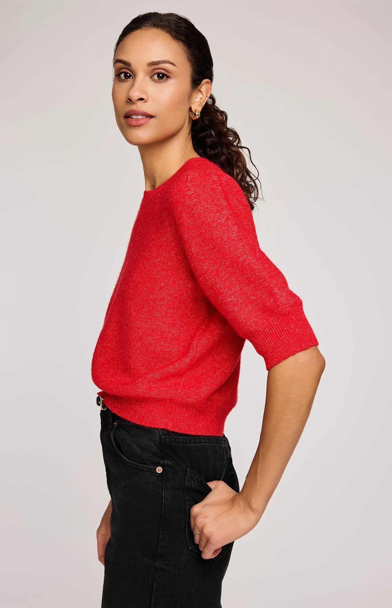 Marisol Knit - Heather Red