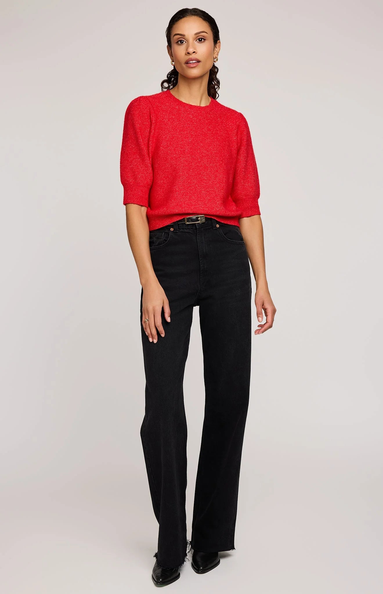 Marisol Knit - Heather Red