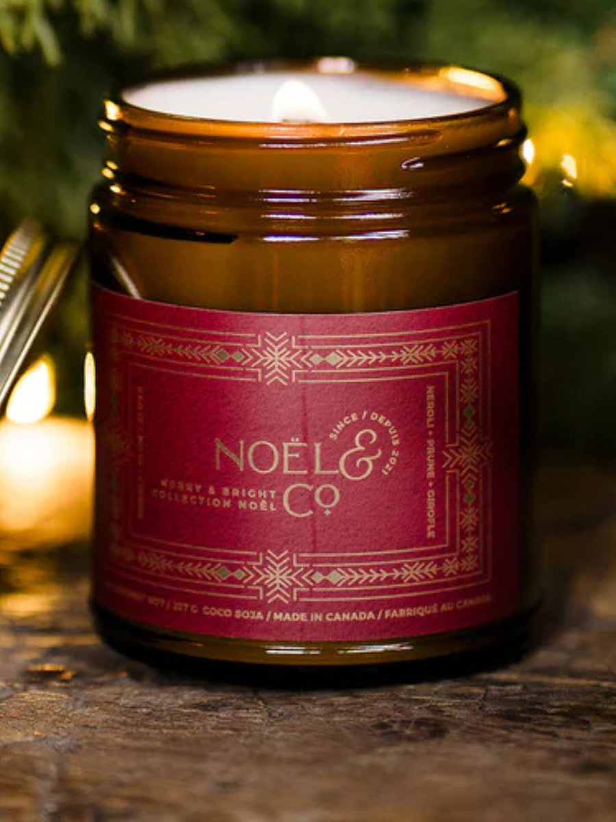 Noel & Co Merry & Bright Candle