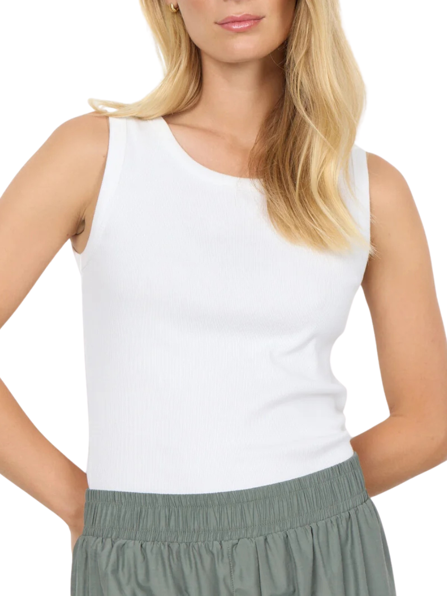 Mignon Tank in White