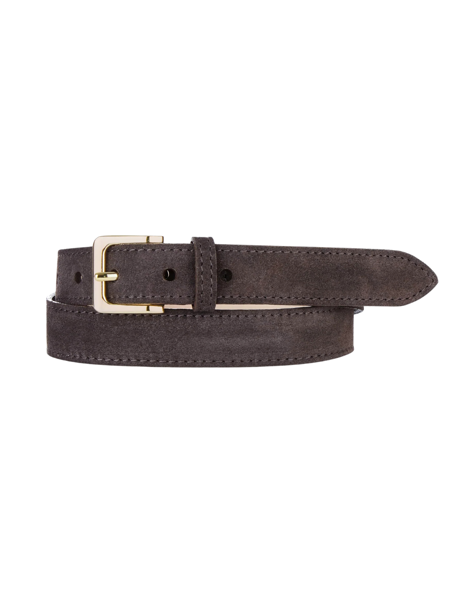 Millie Belt - Suede Super Brown