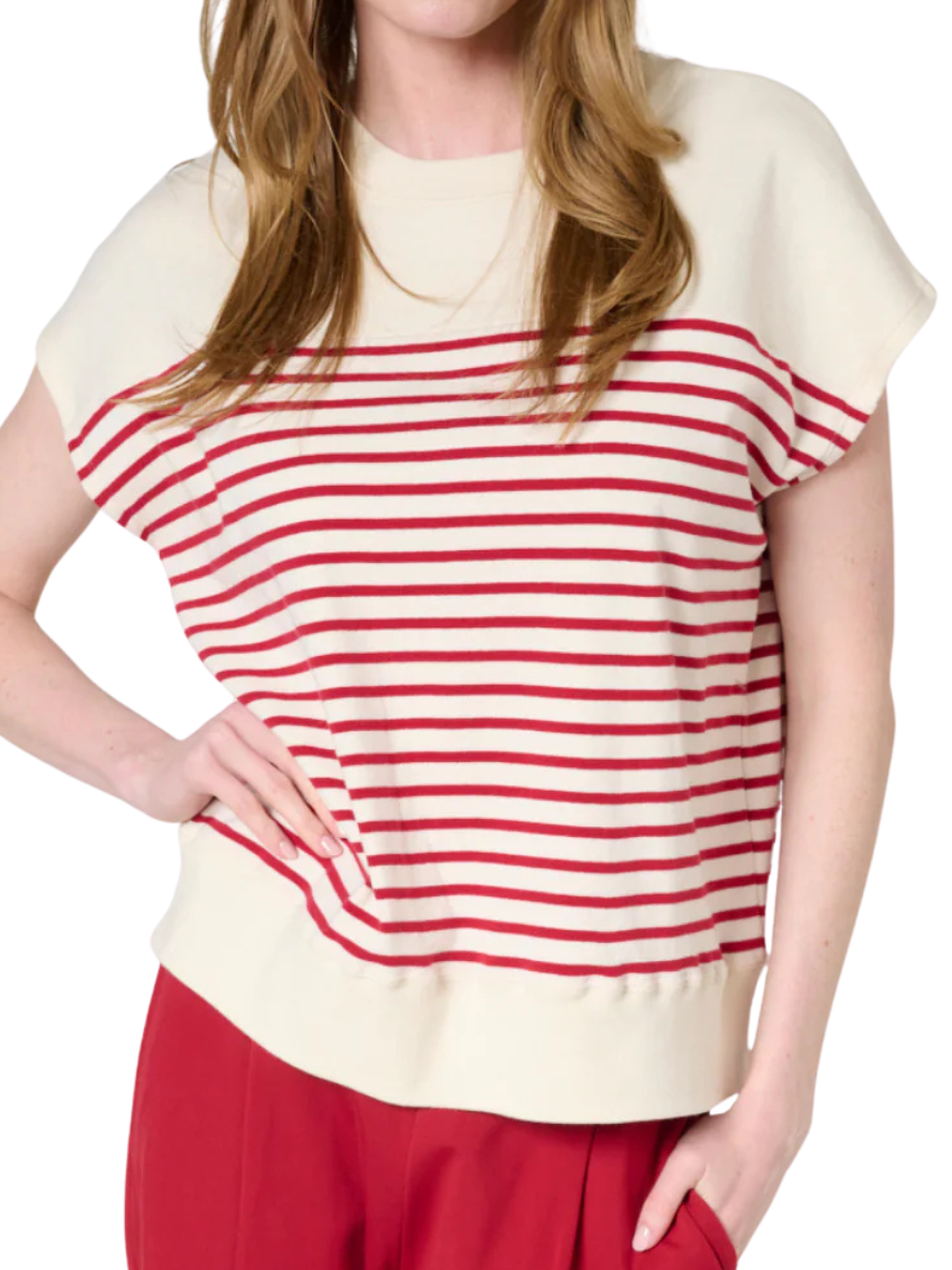Miranda Oversized Vest - Red