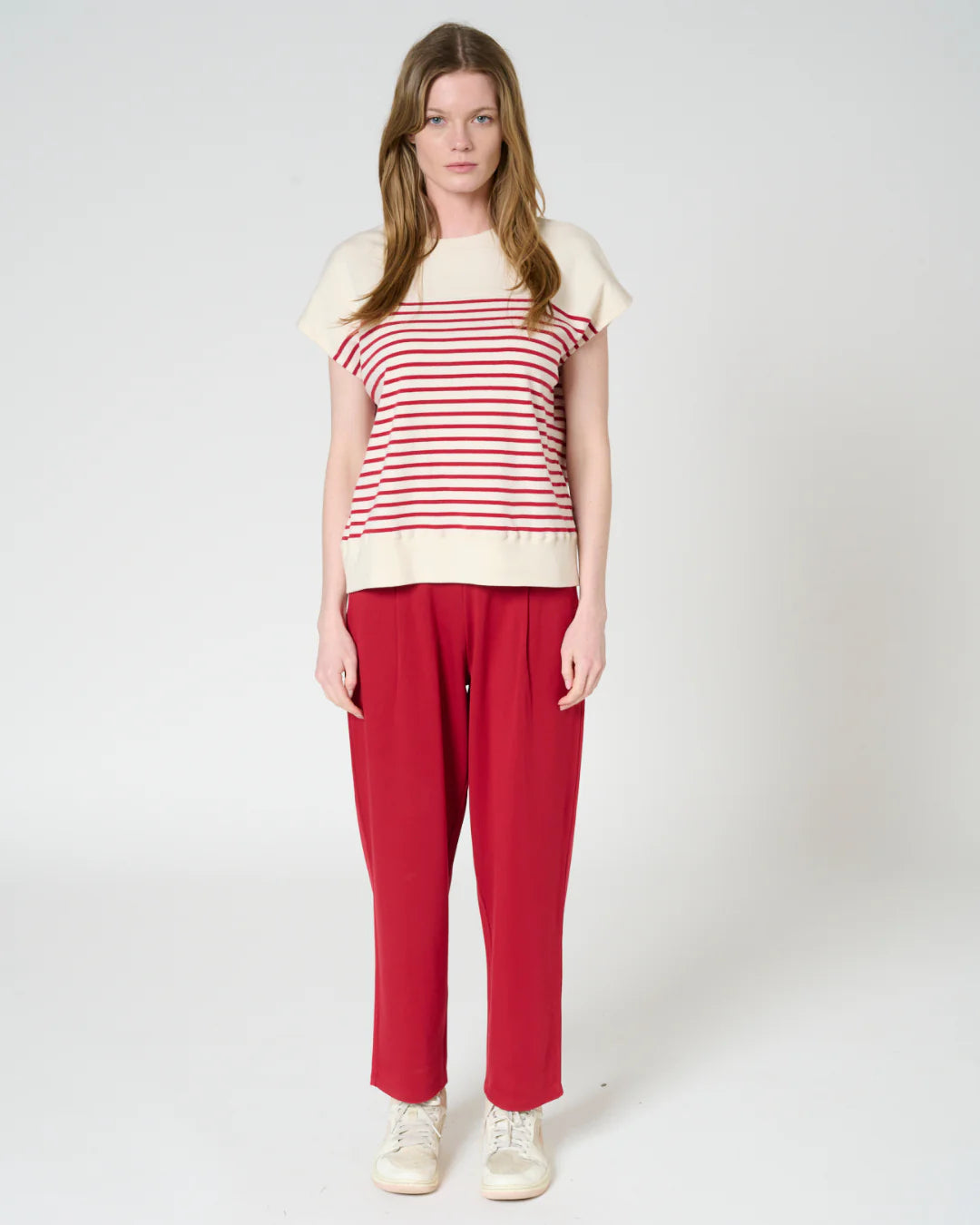 Miranda Oversized Vest - Red