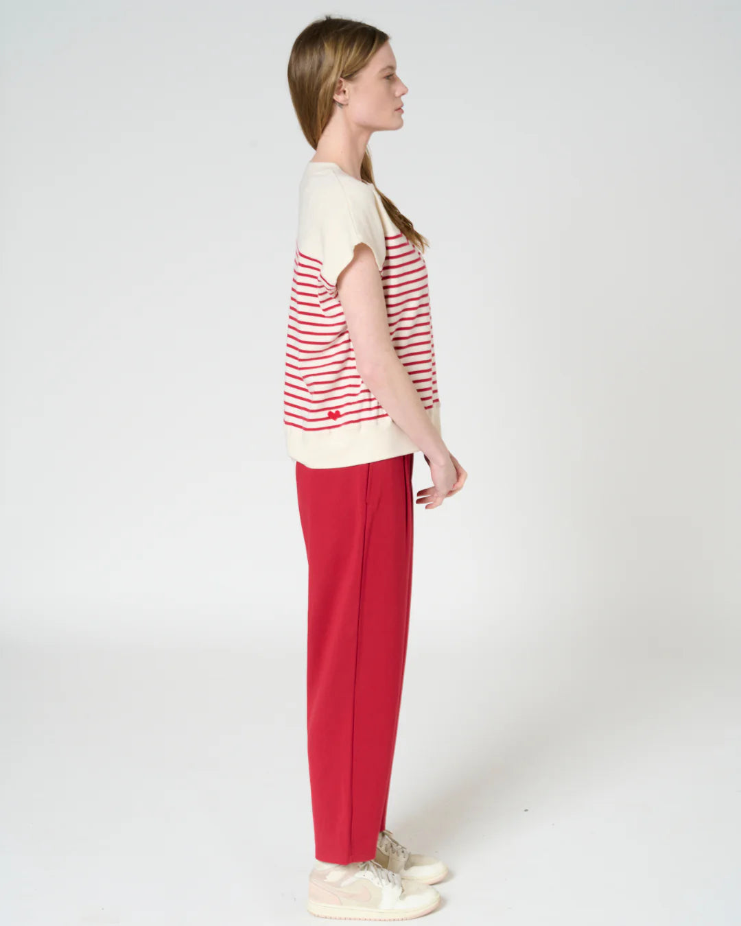 Miranda Oversized Vest - Red