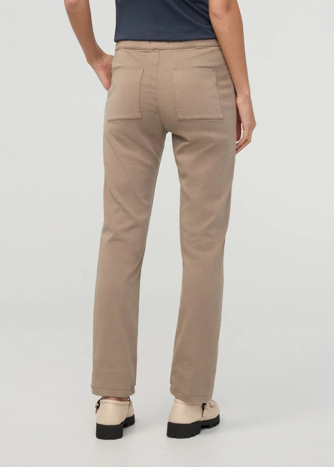 Cropped No Sweat TENCEL™ Blend Harbour Pant - Desert Sand