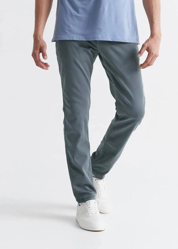 No Sweat Slim Pant by DU/ER in Storm