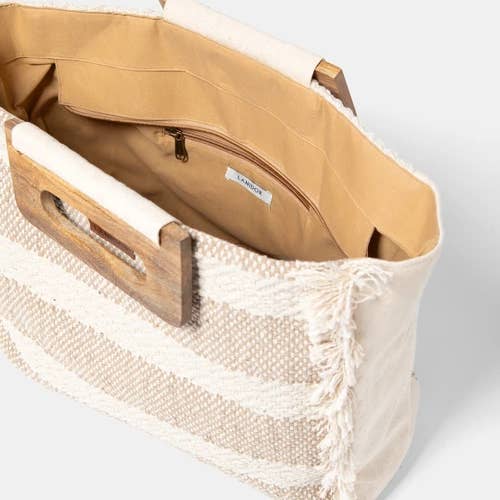 Nova Bag - Beige Stripe