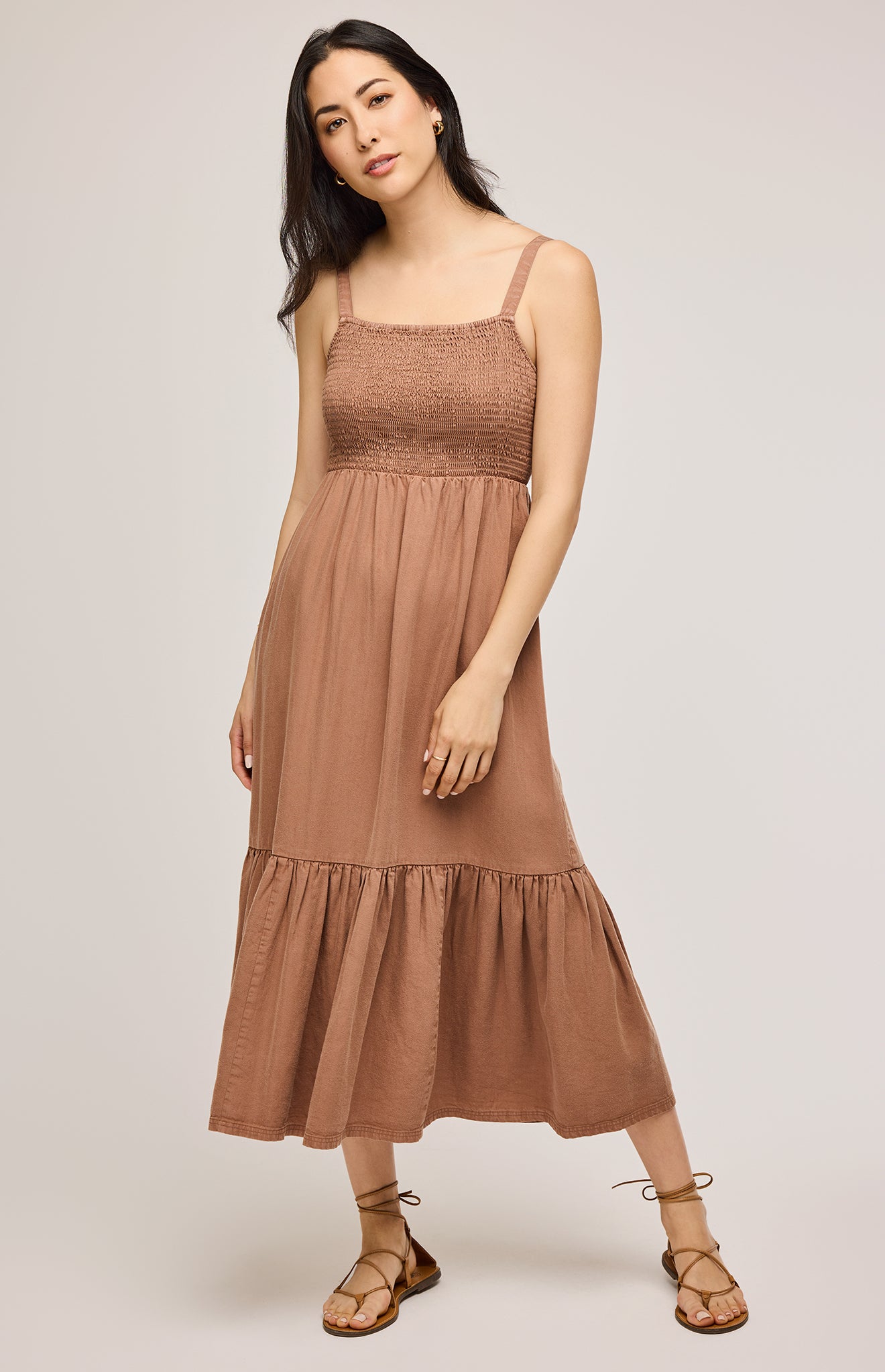 Nova TENCEL™ Midi Dress - Desert