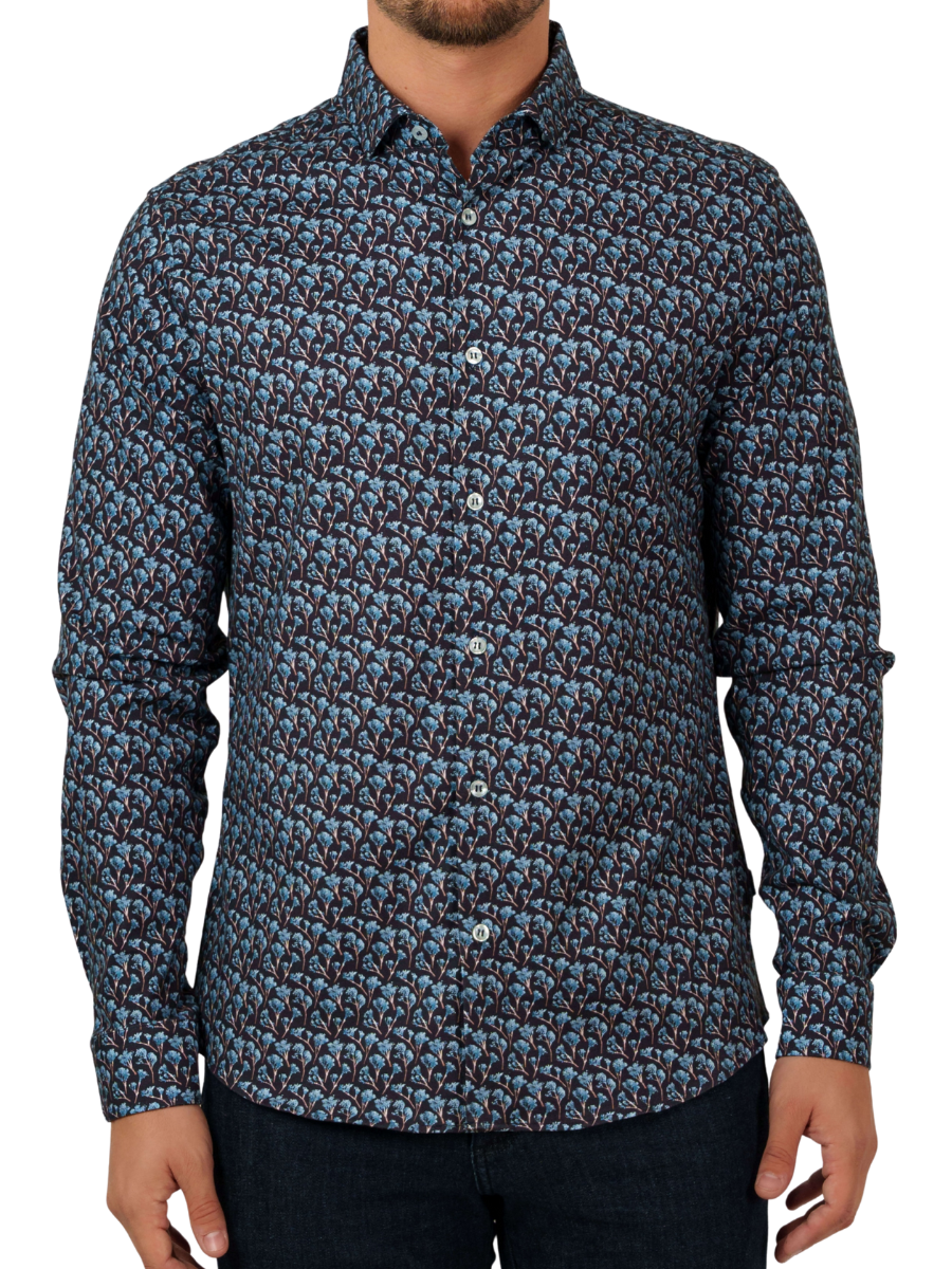 Nova TENCEL™ Snowbrush Shirt - Navy