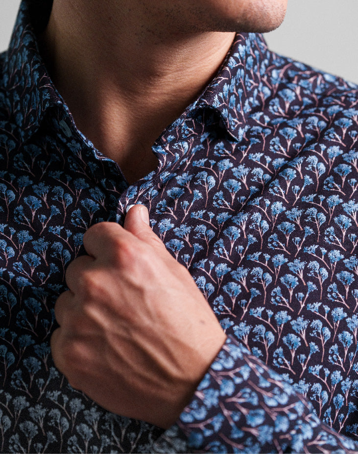 Nova TENCEL™ Snowbrush Shirt - Navy