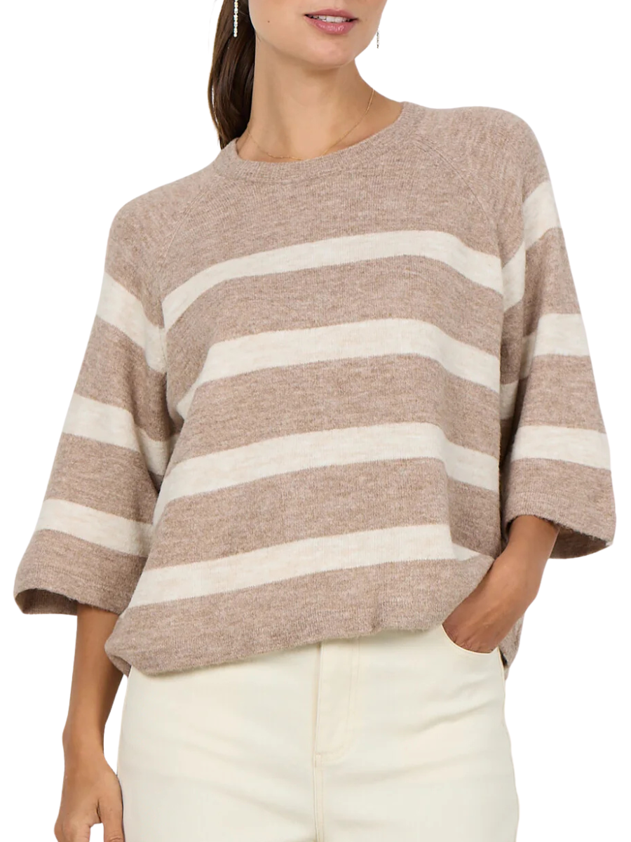 Orlean Stripe Knit - Sand