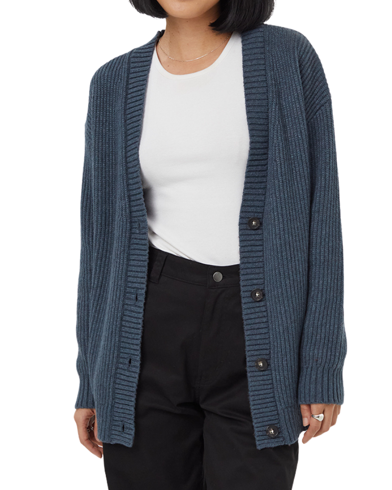 Oversized Cardi in Dark Blue