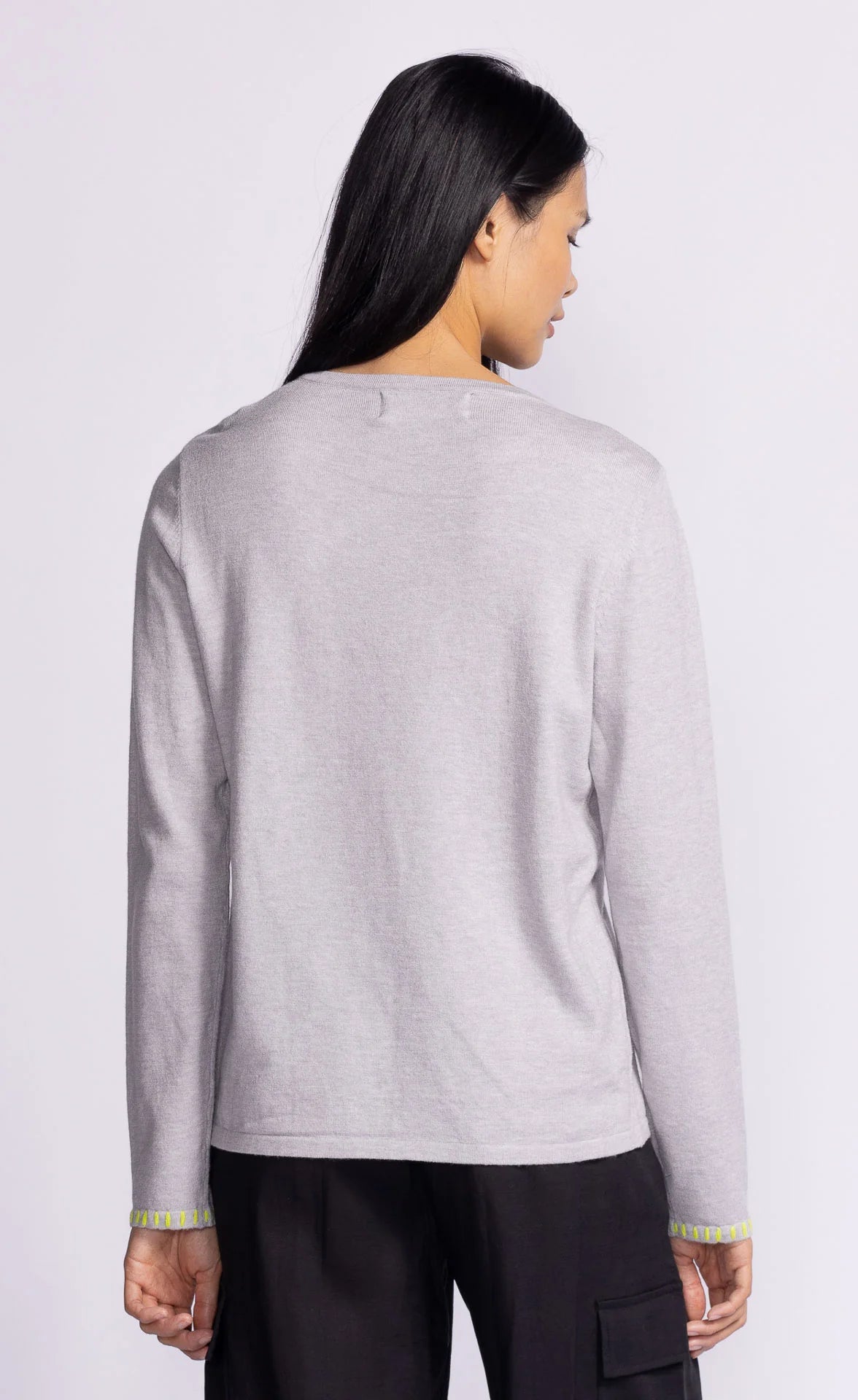 Patricia Sweater - Grey/Green