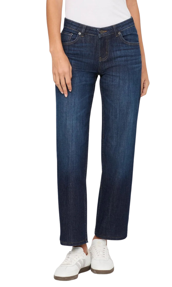 Performance Mid-Rise Straight Leg - Marina Blue