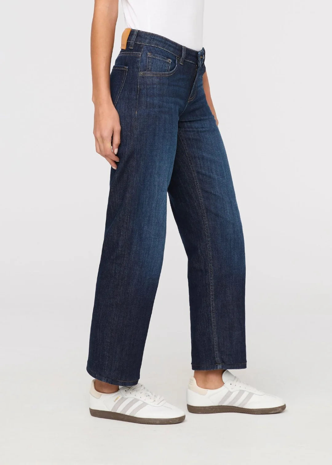 Performance Mid-Rise Straight Leg - Marina Blue